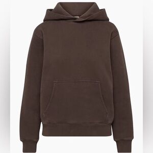 Aritzia TNA Cozy Fleece Perfect Coffee Brown Hoodie